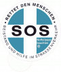 SOS-Aufkleber innenklebend 