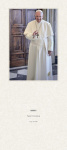 Liturgischer Kalender - Rückwand Papst Franziskus 