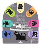Magnet-Lesezeichen Ed the Cat: Yoga 