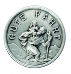 Autoplakette Christophorus "Gute Fahrt" 