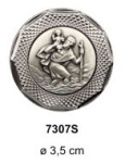 Autoplakette Christophorus Netzrand 