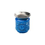 Räucherstövchen "Solea" blau emailliert 