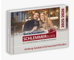Gutscheinbuch Schlemmerblock Weiden/Schwandorf/Amberg-Sulzbach 