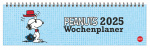 PEANUTS 2025 Tischquerkalender 