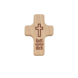 Handschmeichler Kreuz "Gott schütze dich" 