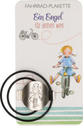 Fahrrad-Plakette Ein Engel für deinen Weg (Mädchen) 
