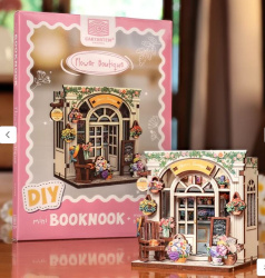 Book Nook Mini DIY mit Magnet 
