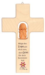 Kinderkreuz "Möge der Engel um dich sein" 