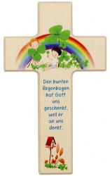 Kinderkreuz "Den bunten Regenbogen..." 