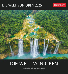 Die Welt von oben 2025 Postkartenkalender 