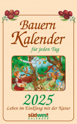 Bauernkalender für jeden Tag 2025 Tagesabreißkalender 