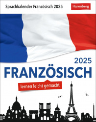 Französisch Sprachkalender 2025 Tagesabreißkalender 