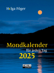 Helga Föger: Mondkalender für jeden Tag 2025 Taschenkalender 