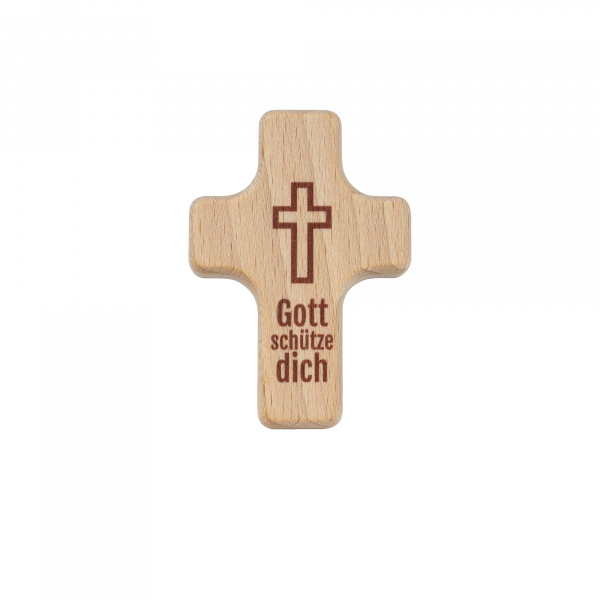 Handschmeichler Kreuz "Gott schütze dich" 