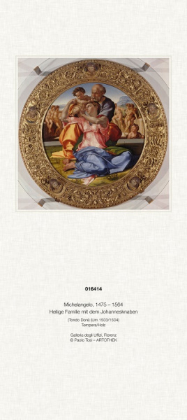 Liturgischer Kalender - Rückwand Heilige Familie mit dem Johannisknaben 