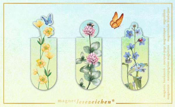Magnetlesezeichen Blumenwiese 