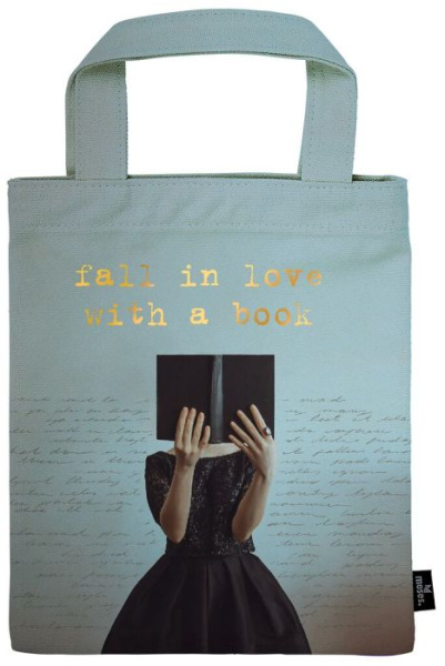 Tasche "fall in love with a book" 
