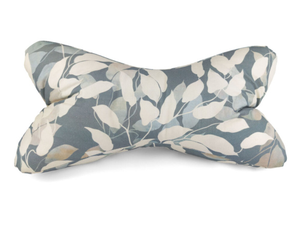 Leseknochen Blätterwerk grau 