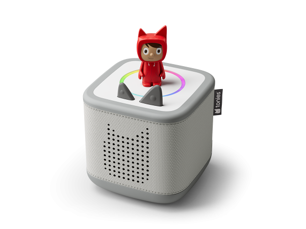 Toniebox 2 - Starterset mondgrau mit Kreativ-Tonie rot (11002431) 