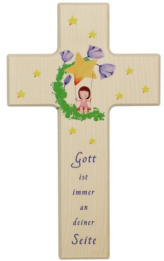 Kinderkreuz "Gott ist immer an deiner Seite" 