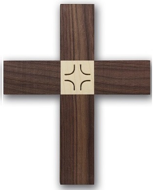Modernes Holzkreuz 