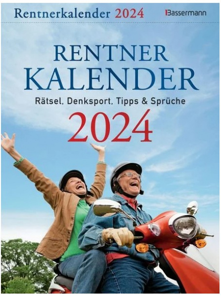 Rentnerkalender 2024 Tagesabreißkalender 