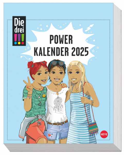 Die drei !!! 2025 Tagesabreißkalender 