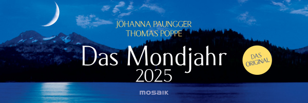 Paungger / Poppe: Das Mondjahr 2025 Tischquerkalender 